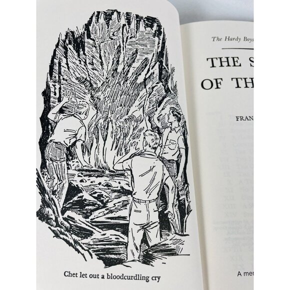 The Secret of the Caves Hardy Boys Book 7 Vintage Hardcover Adventure - Picture 4 of 11